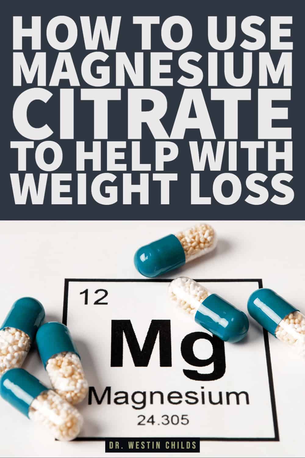 how to use magnesium citrate to help with weight loss