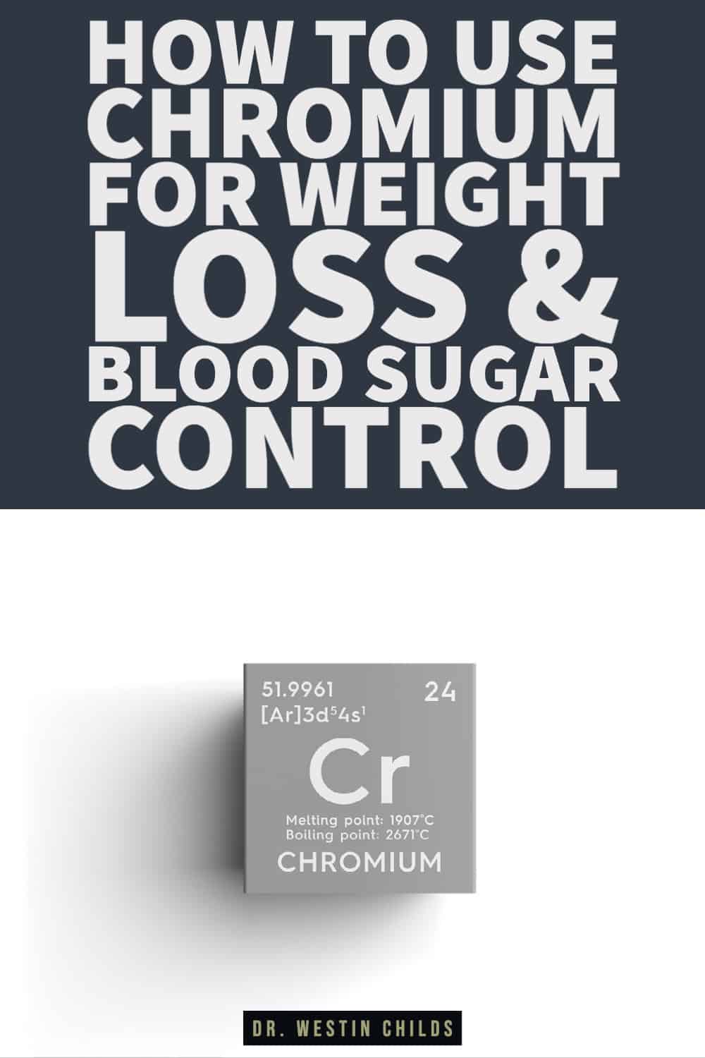 how to use chromium for weight loss & blood sugar control