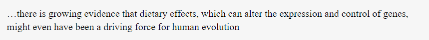 food can impact genetic changes food can impact genetic changes