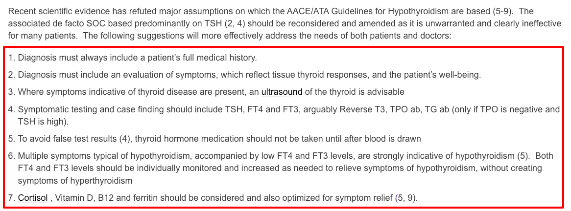 new criteria for determining thyroid medication dosing