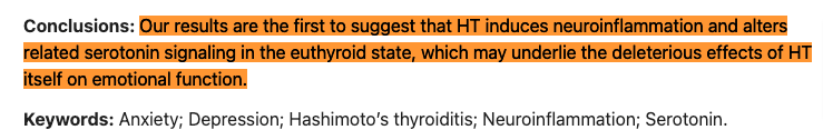 how hashimoto's thyroiditis impacts emotional function