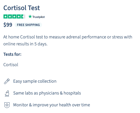 cortisol test for thyroid patients