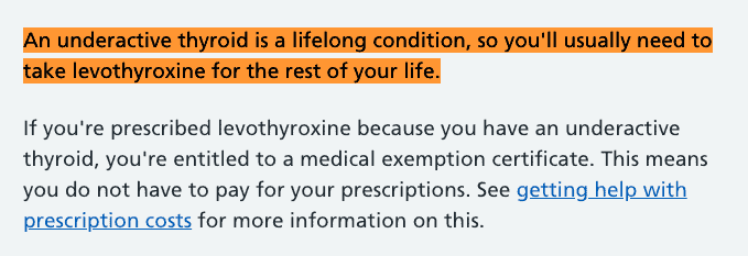 how conventional medicine looks at levothyroxine treatment