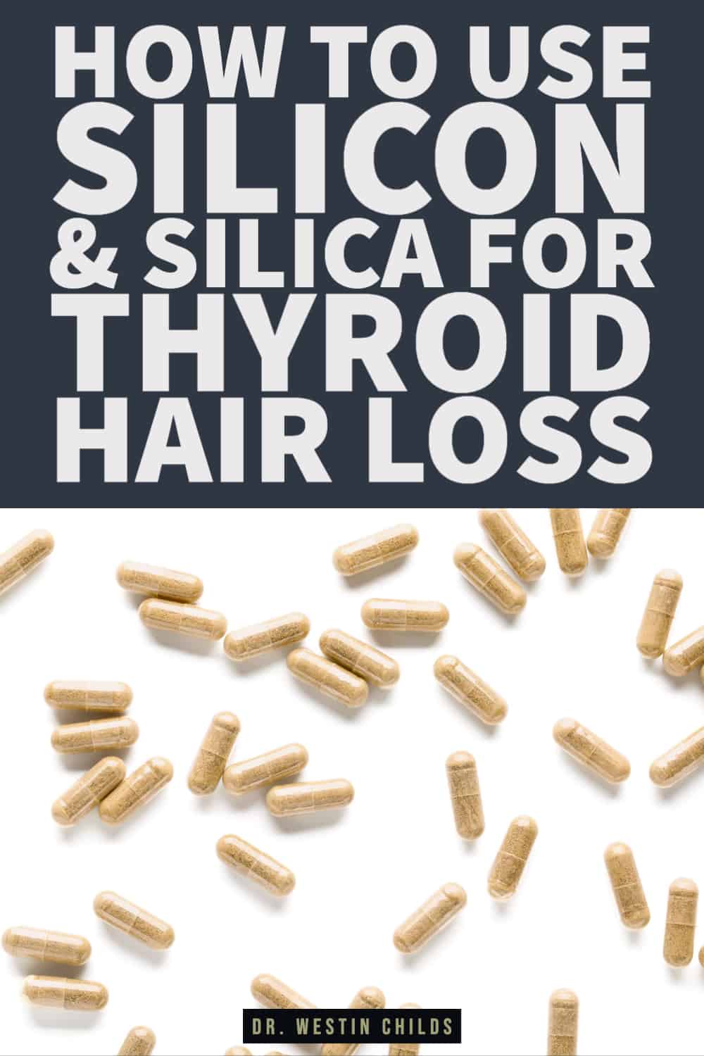 how to use silicon & silica for thyroid hair loss