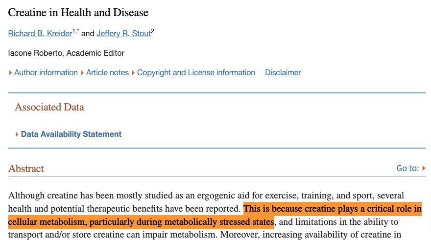 creatine provides more than just muscle benefits