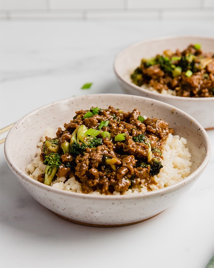 ground beef and broccoli AIP dinner for hashimoto's