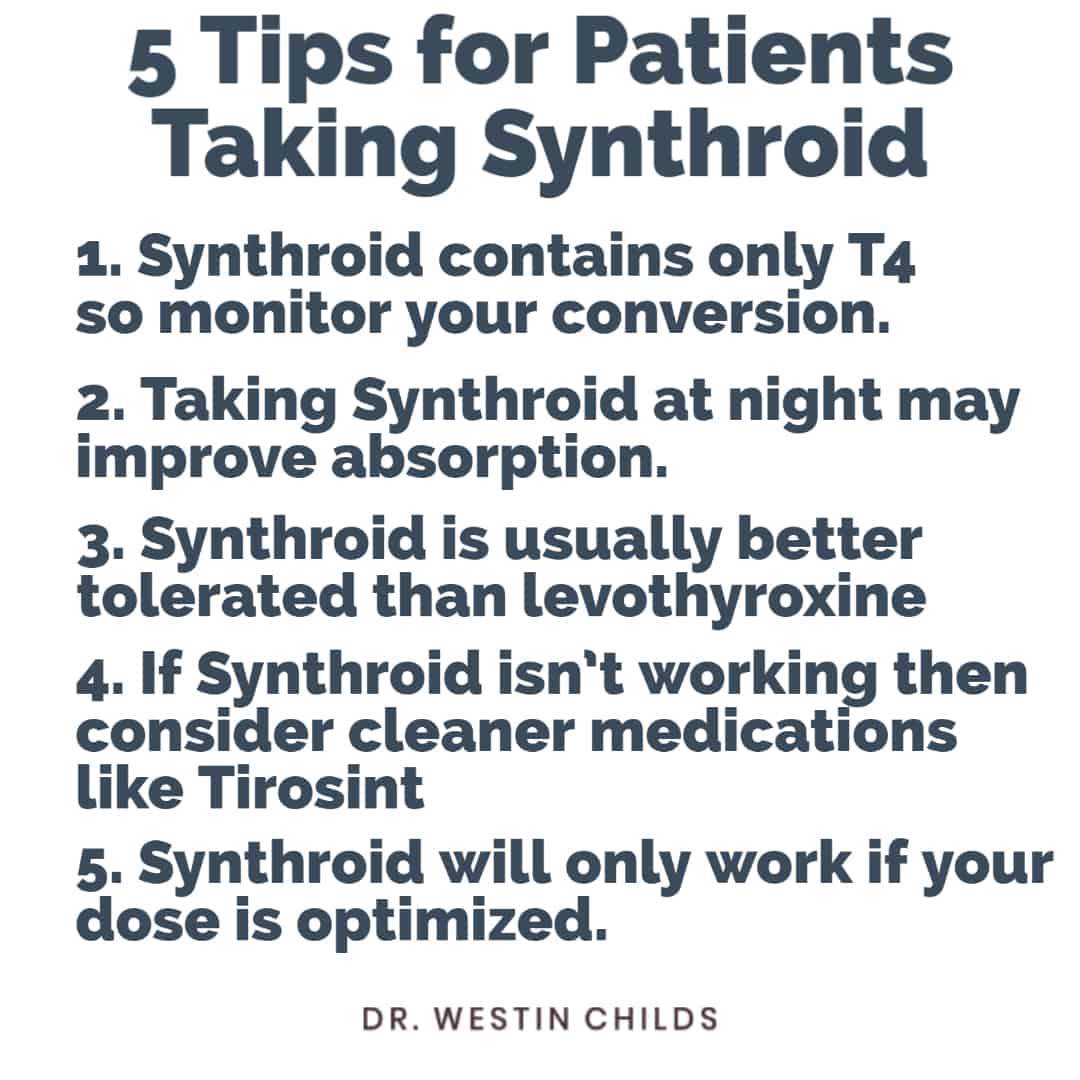 5 tips for patients taking Synthroid