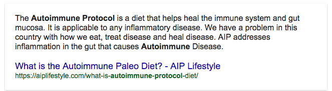 the definition of the autoimmune protocol and how an explanation of how it's useful for autoimmune disease. 