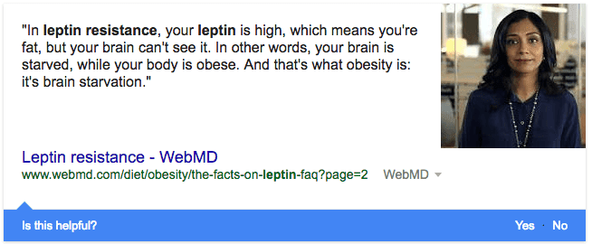 definition of leptin resistance