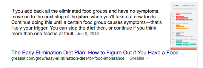 text which outlines the definition of the elimination diet and how it works. 