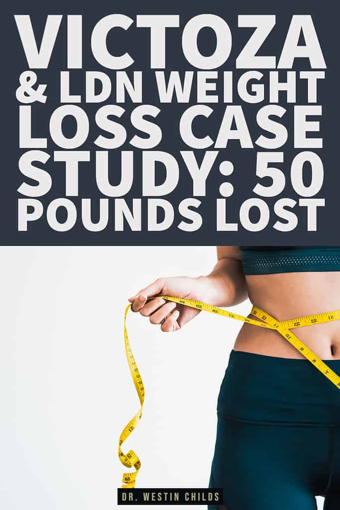 Image showcasing Victoza Weight Loss Case Study: 50 Pounds Lost with Victoza & LDN