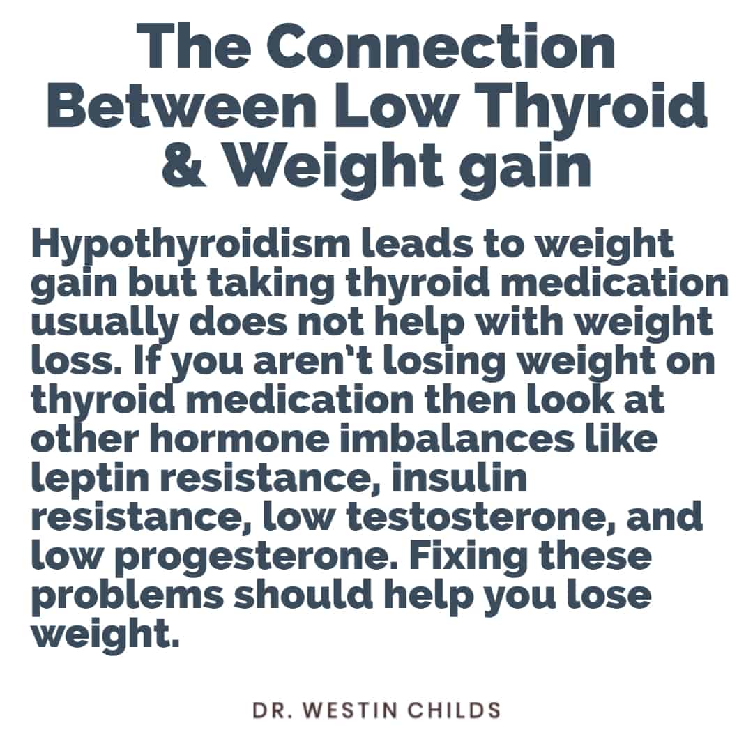 taking thyroid medication usually doesn't help with weight loss