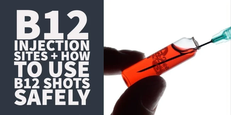 B12 Injection sites + How to use B12 Shots Safely