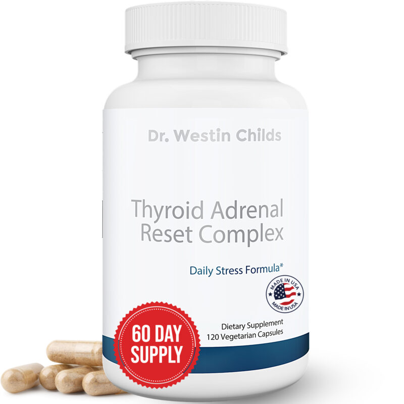 Thyroid adrenal reset complex is a cortisol support supplement for thyroid patients with hypothyroidism and hashimoto's