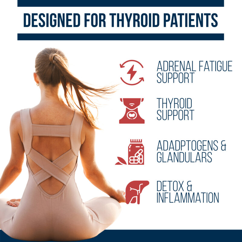 benefits of thyroid adrenal reset complex adaptogens glandulars detox inflammation fatigue