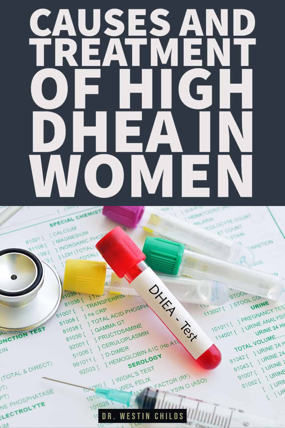 how to manage high DHEA in women