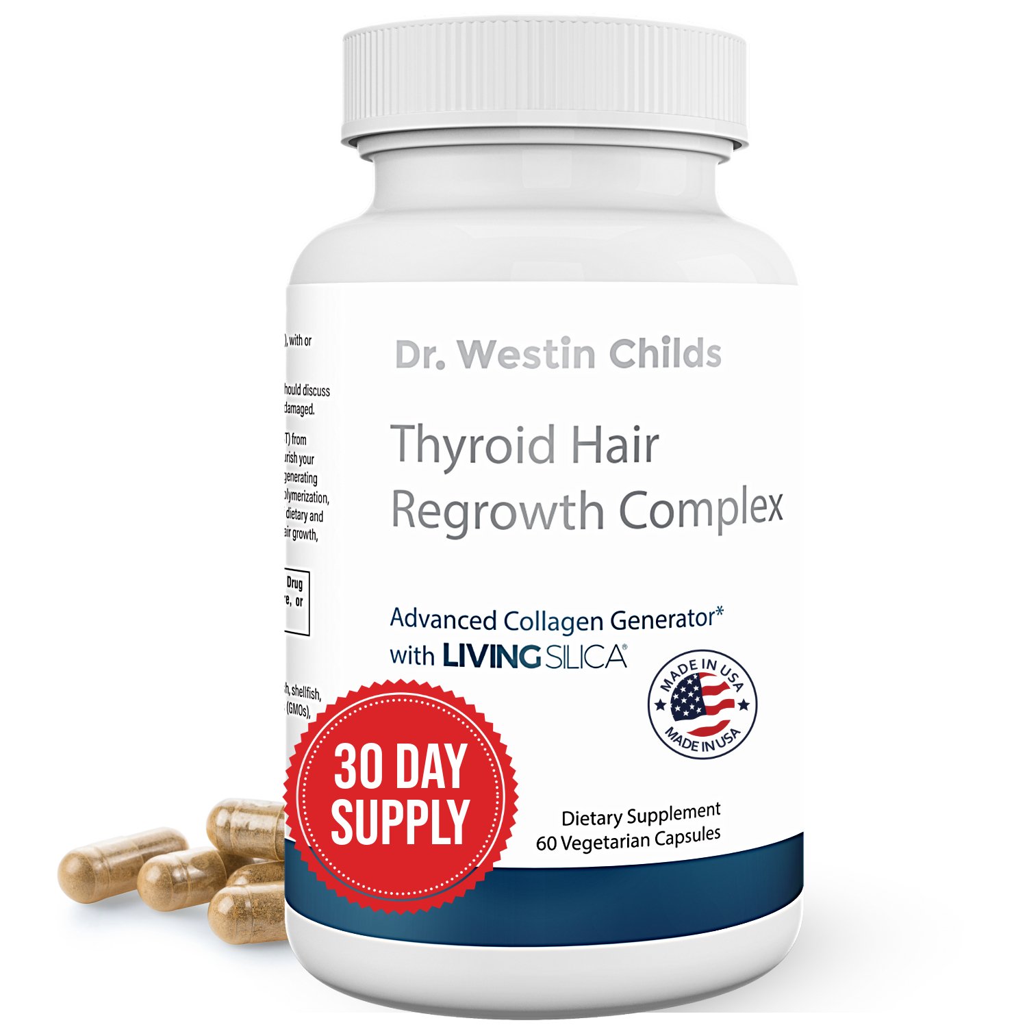 Thyroid Hair Regrowth Complex - Hair, Skin, & Nail Supplement