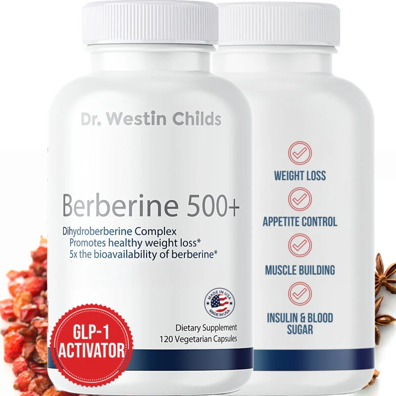 berberine 500+ glp 1 activator for weight loss energy metabolism dihydroberberine alpha lipoic acid