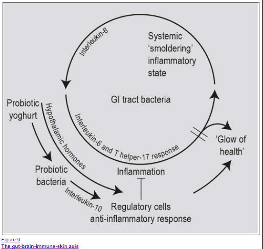 probiotics improve skin and hair quality