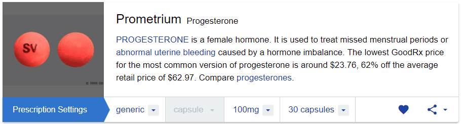 prometrium vs progesterone cream