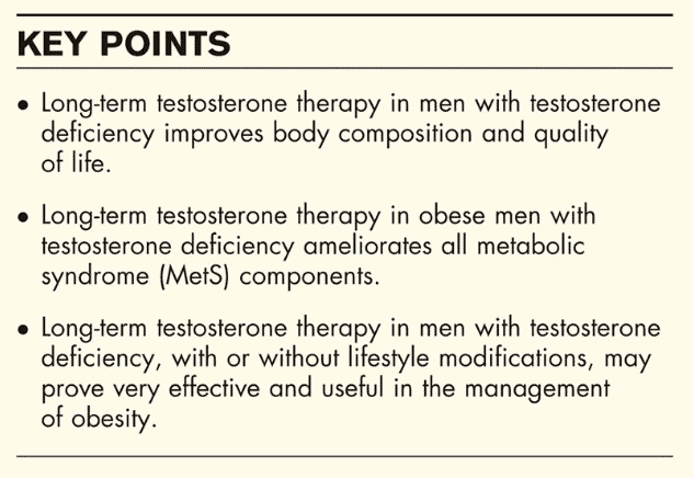 benefits of testosterone replacement therapy in men