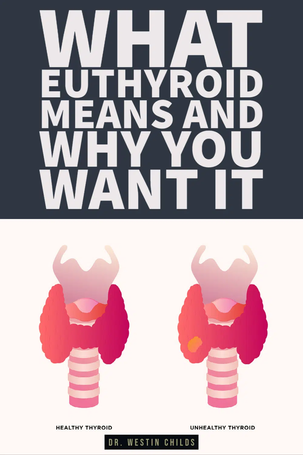 what euthyroid means and why you want it