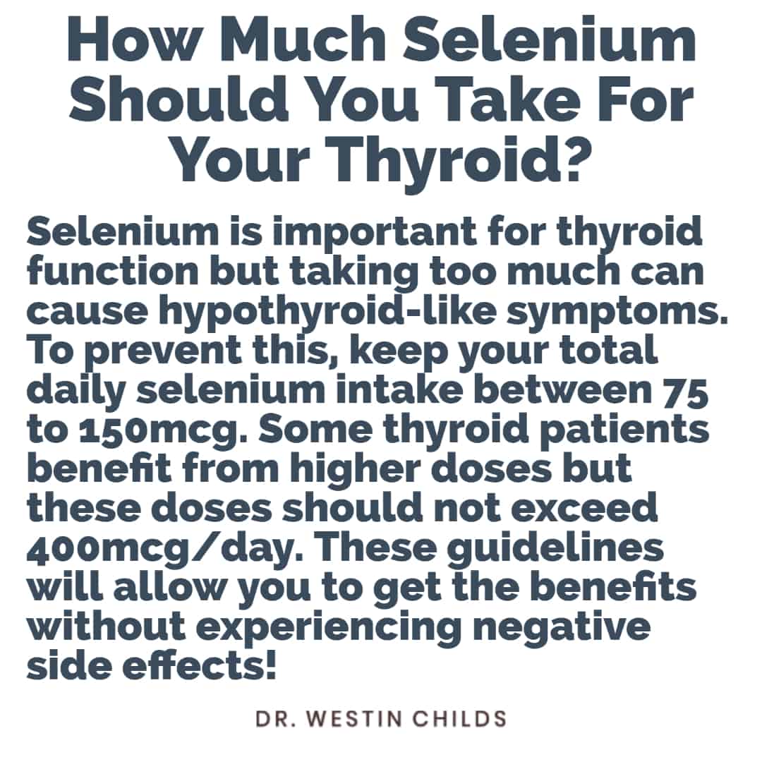 how much selenium should you take for your thyroid how much selenium should you take for your thyroid