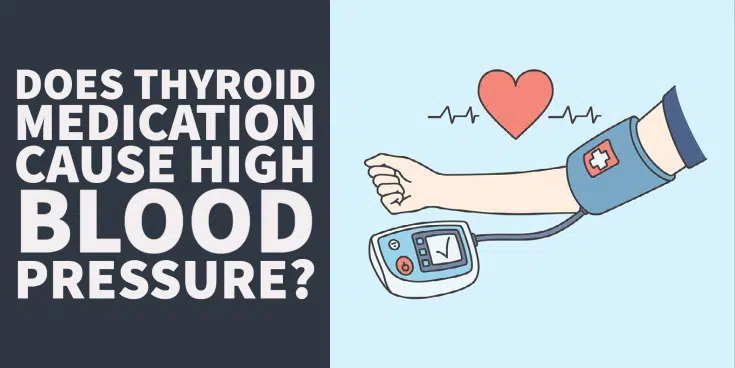 does taking thyroid medication cause high blood pressure