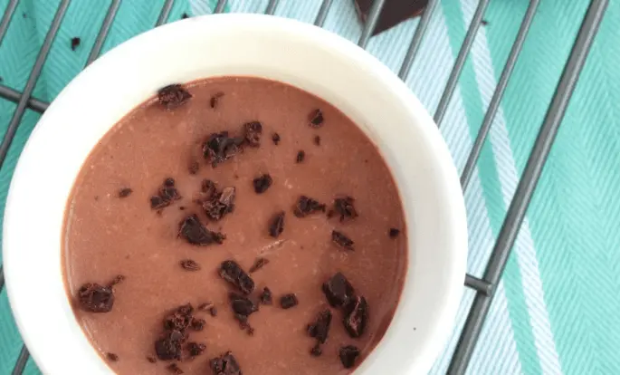 dairy free frozen hot chocolate