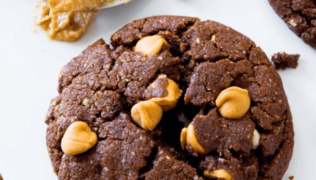 flourless peanut butter brownie cookies