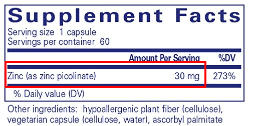 ingredient list of underactive thyroid supplements with therapeutic dosages