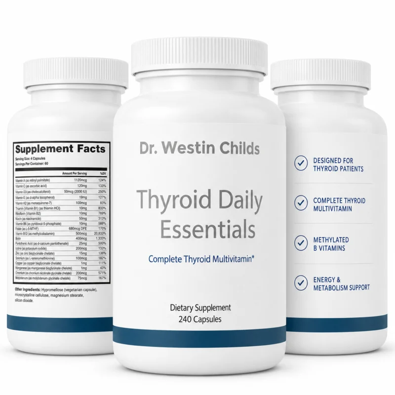 thyroid daily essentials complete multivitamin for hypo and hashimotos