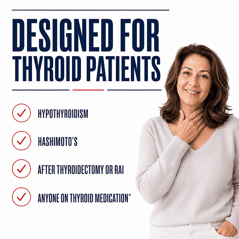 thyroid daily essentials is designed for thyroid patients