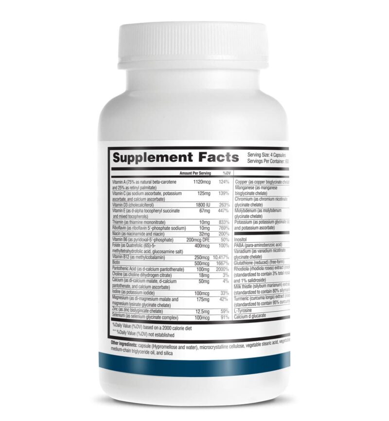 thyroid daily essentials nutrition facts