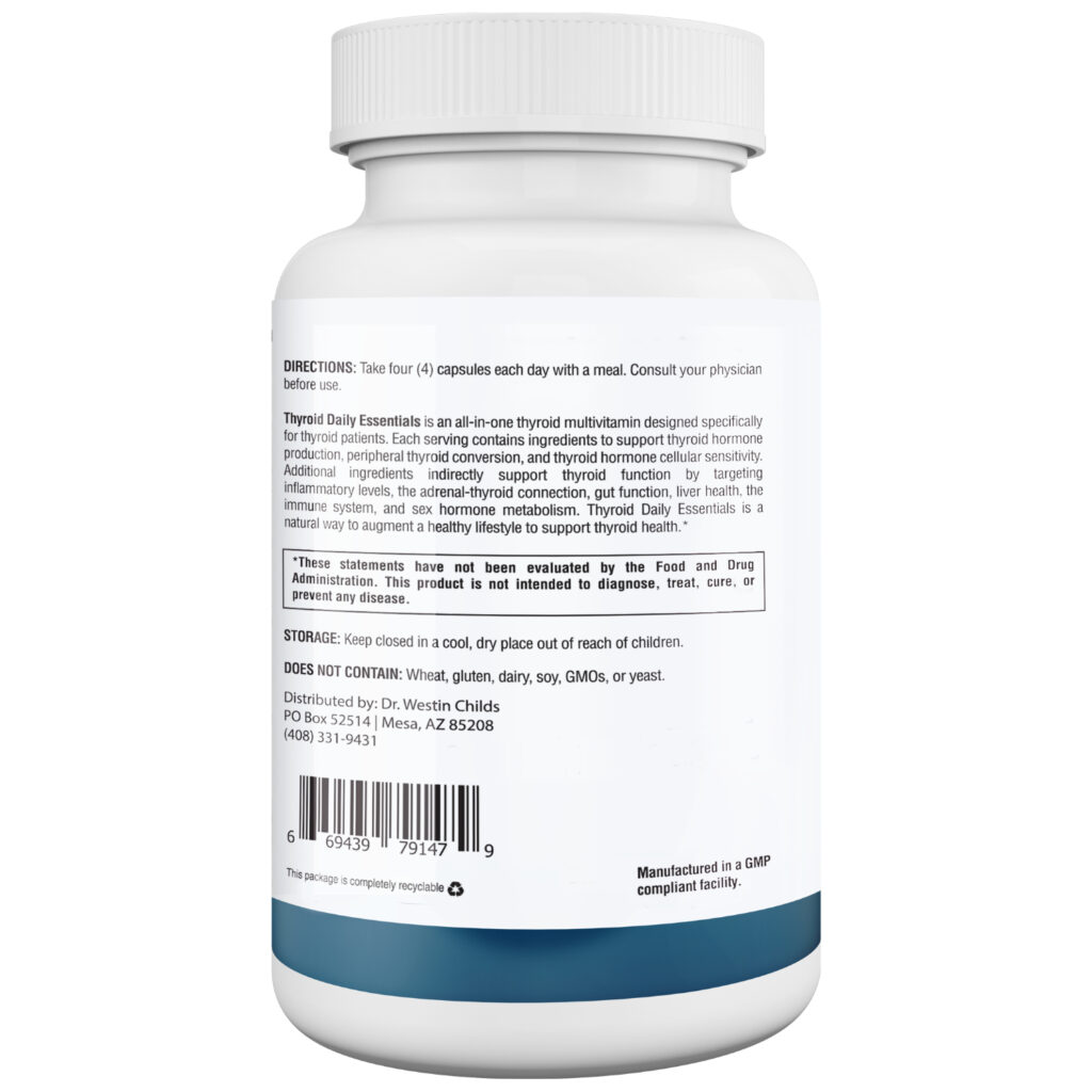 Thyroid Daily Essentials 32 in 1 Complete Thyroid Multivitamin