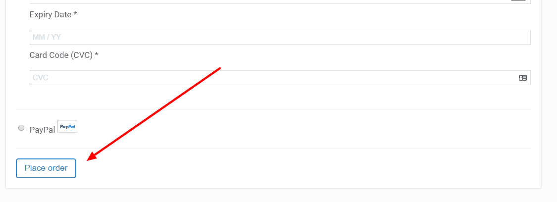 place order button place order button