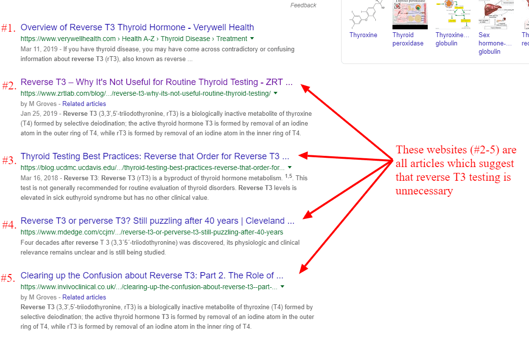 reverse t3 in google search results