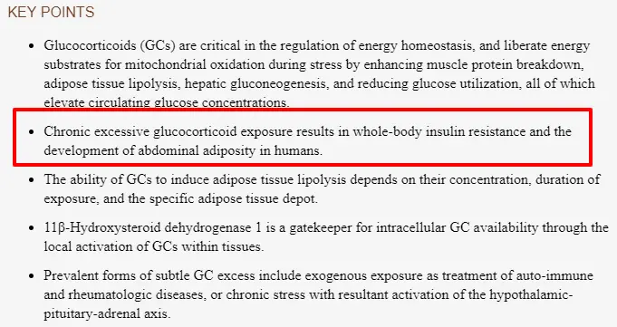 cortisol and insulin resistance