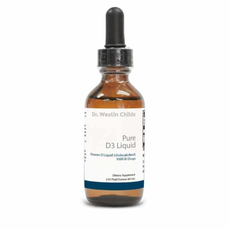 Pure D3 Liquid Liquid Vitamin D3 Cholecalciferol 1000 Ius Per Drop 1500 Servings