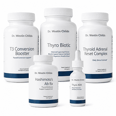 hashimoto's bundle product image for thyroid antibody support image