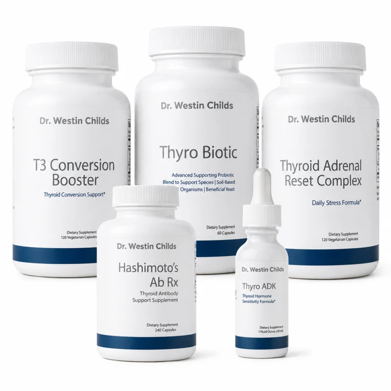 hashimoto's bundle product image for thyroid antibody support image