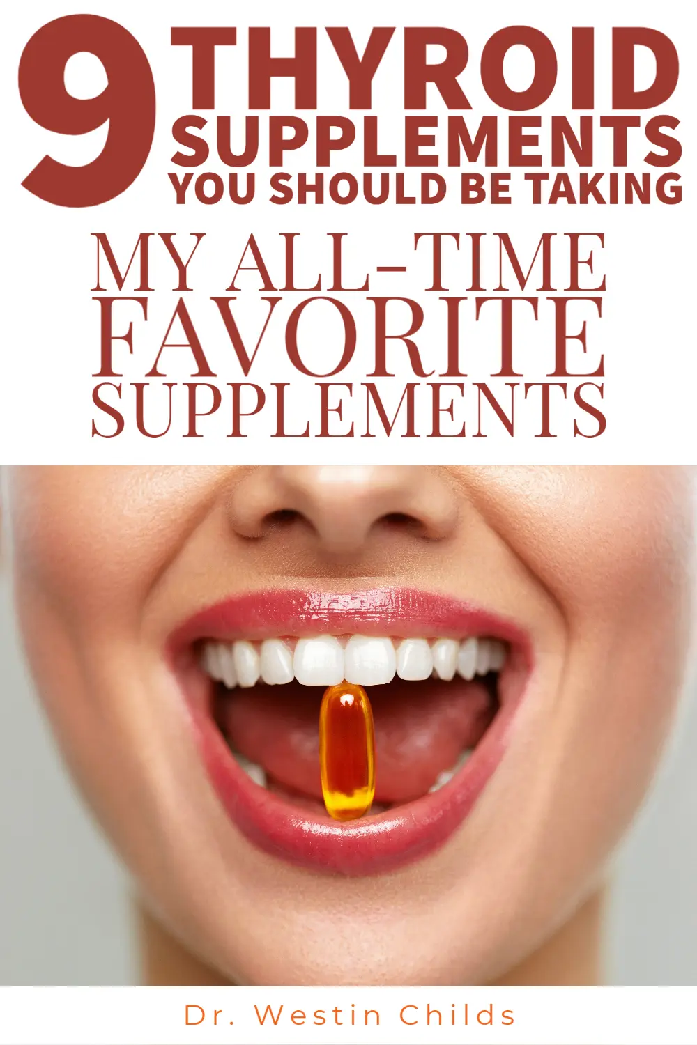 9 thyroid supplements you should be taking pinterest image. 