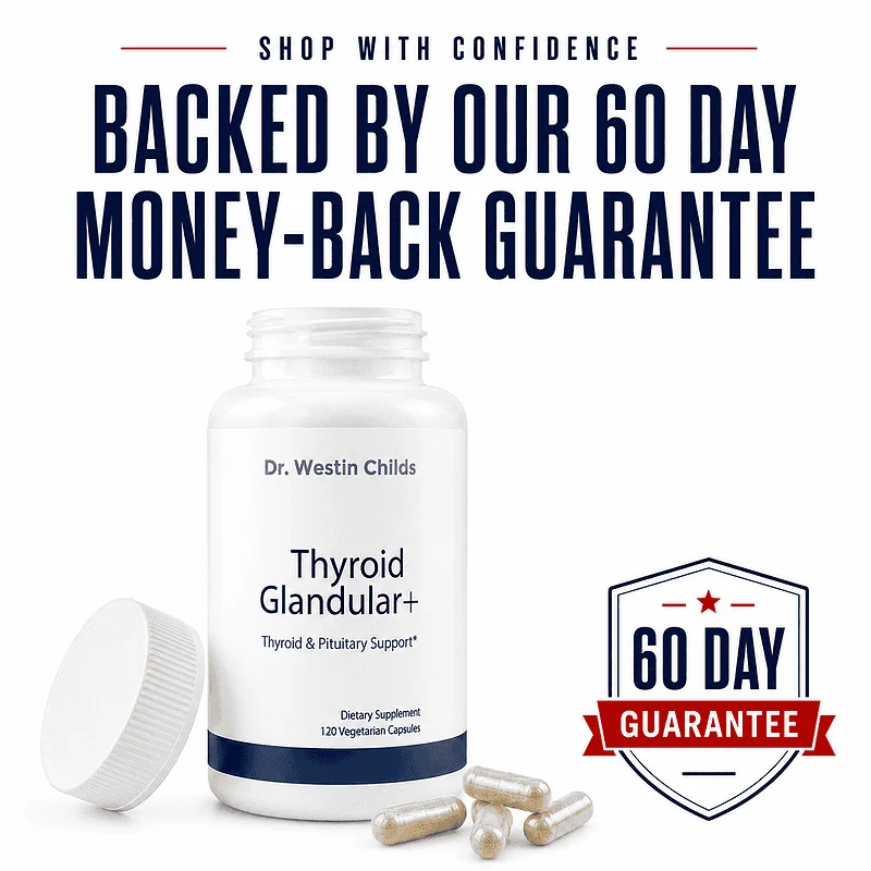 thyroid glandular is backed by our 60 day guarantee