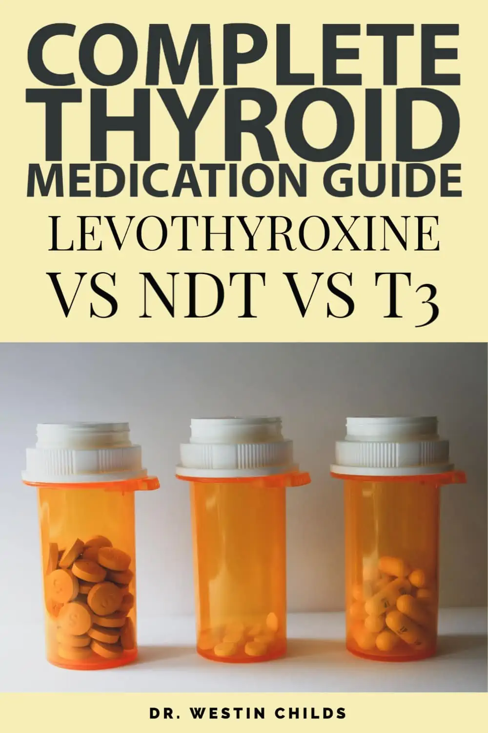 complete thyroid medication guide pinterest image. 