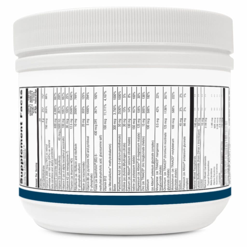 Thyroid Multi Powder Powdered Multivitamin for All Ages