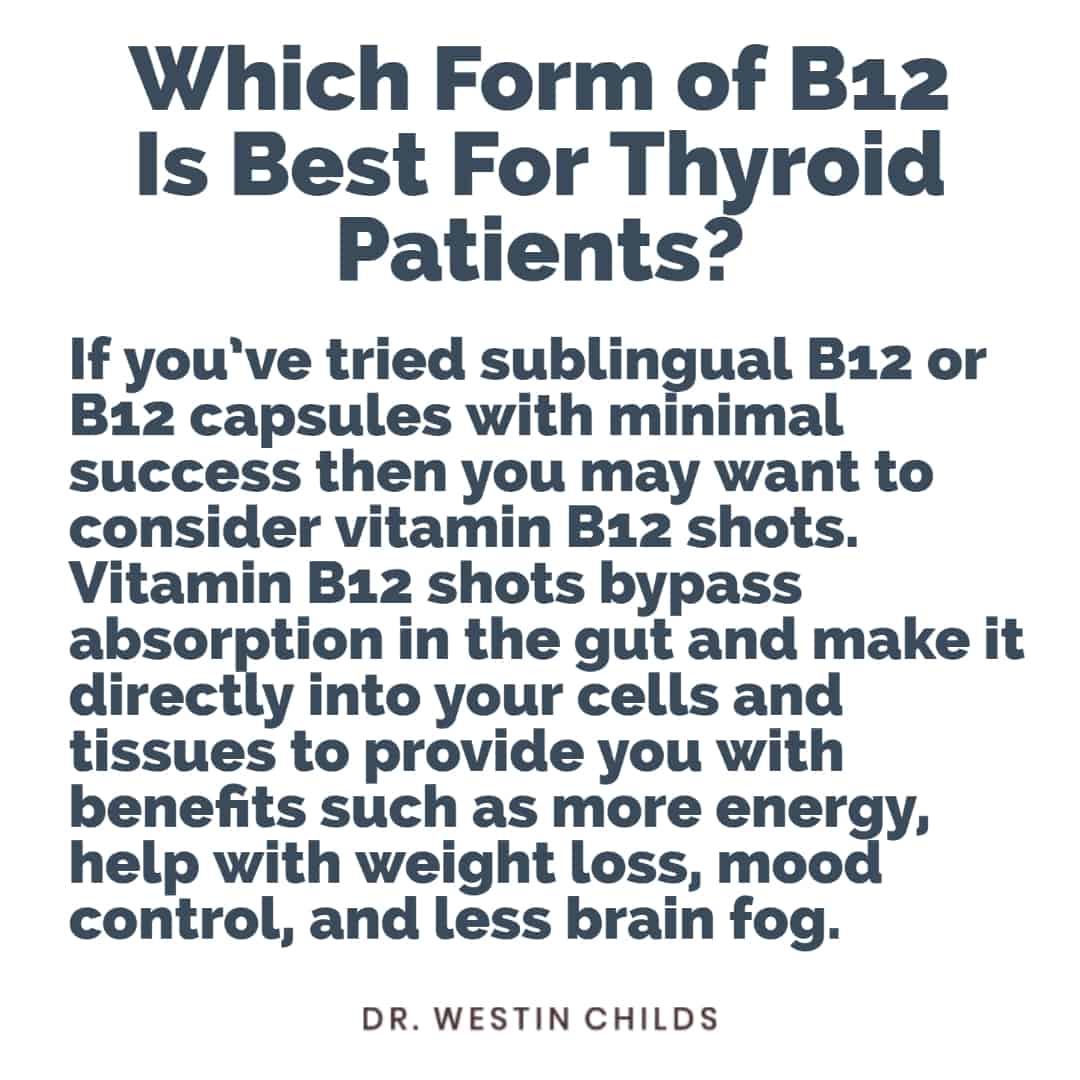 which form of b12 is best for thyroid patients