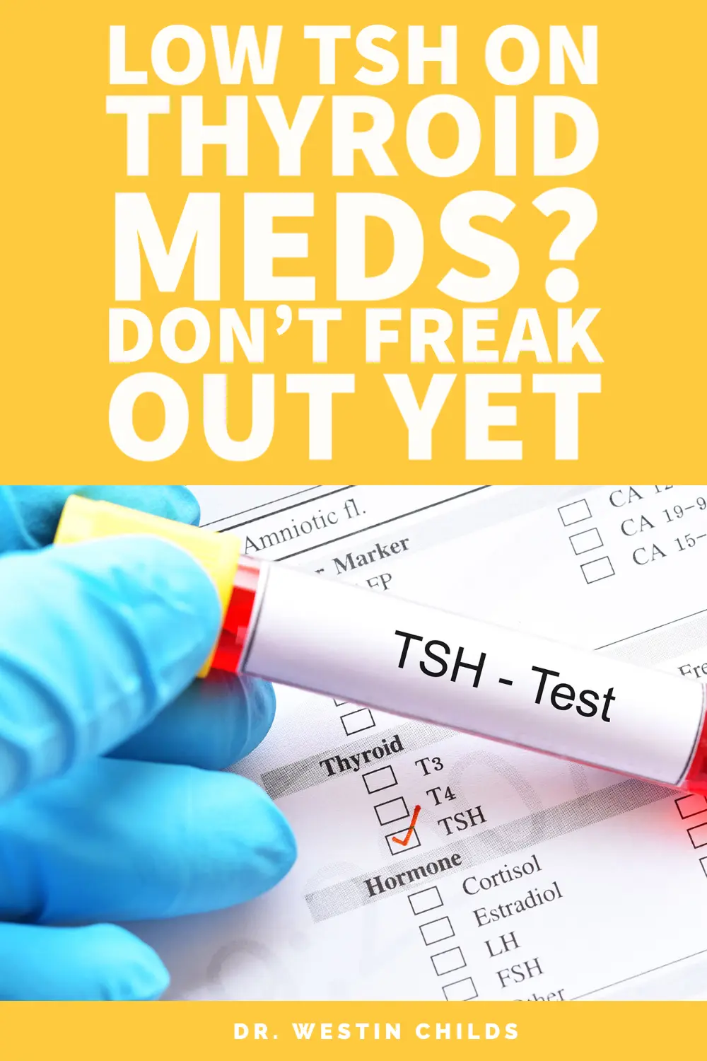 low tsh on thyroid meds? don't freak out yet low tsh on thyroid meds? don't freak out yet pinterest image.