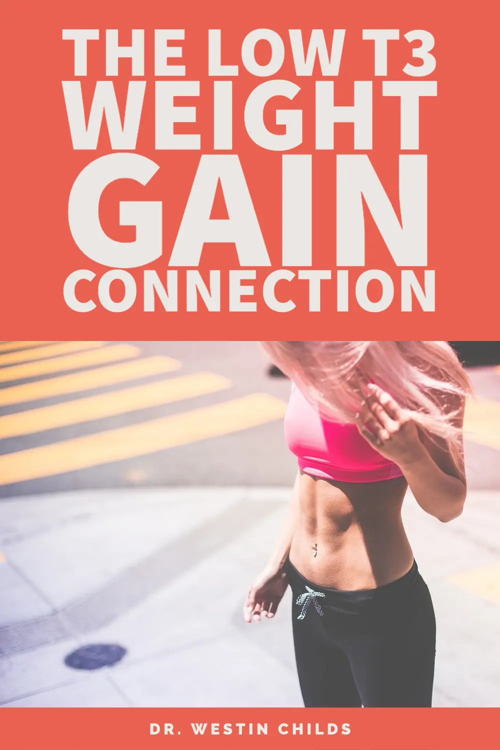 the low t3 weight gain connection - this is why you you can't lose weight pinterest image. 