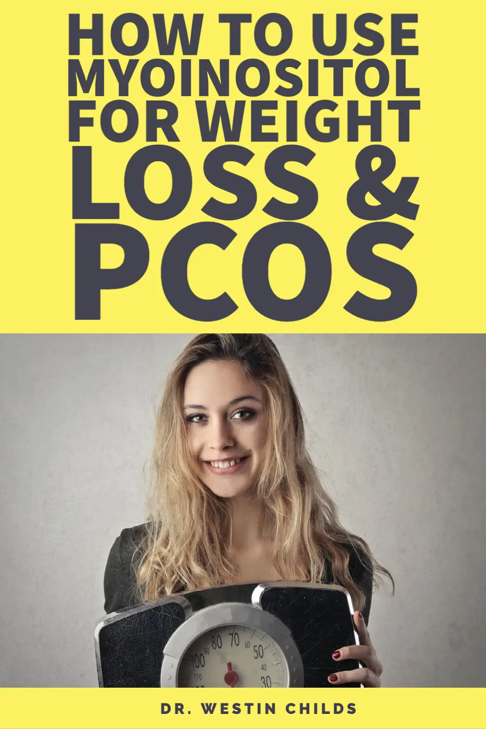 how to use myoinositol for weight loss and PCOS pinterest image