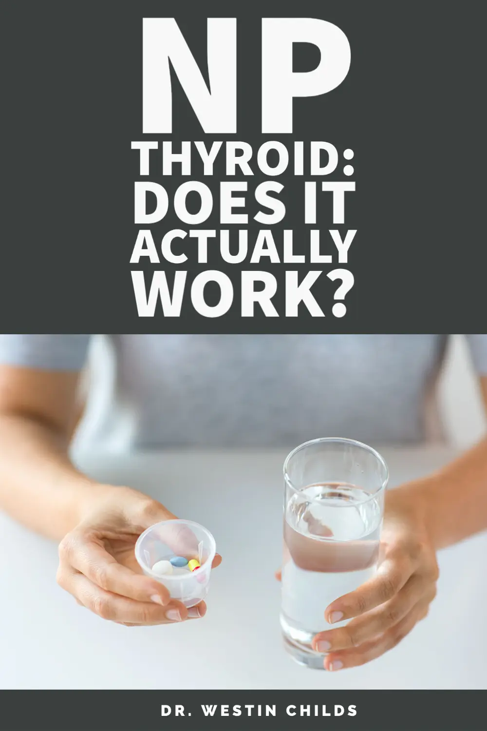 np thyroid: does it actually work? pinterest image. 